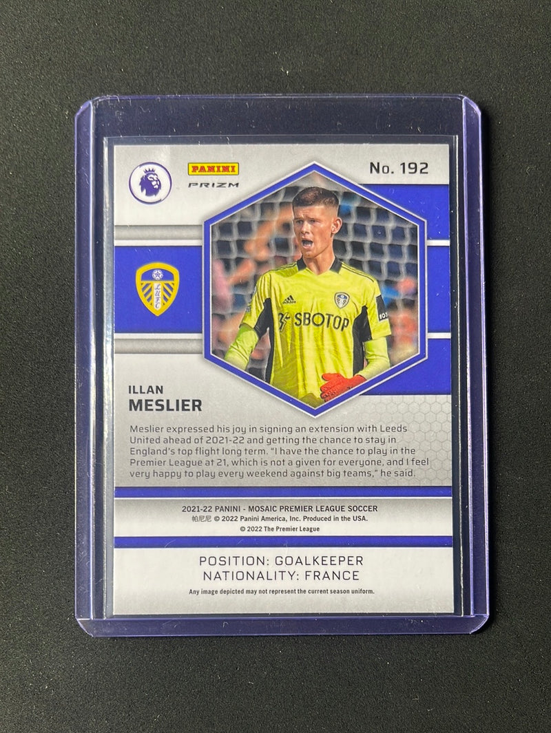 2021-22 Panini Mosaic EPL Illan Meslier Silver