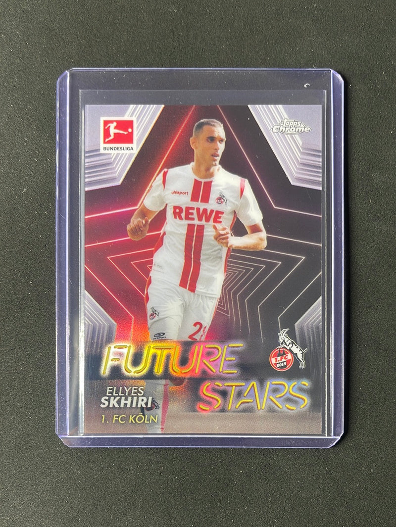 2020-21 Topps Chrome Bundesliga Ellyes Skhiri Future Stars