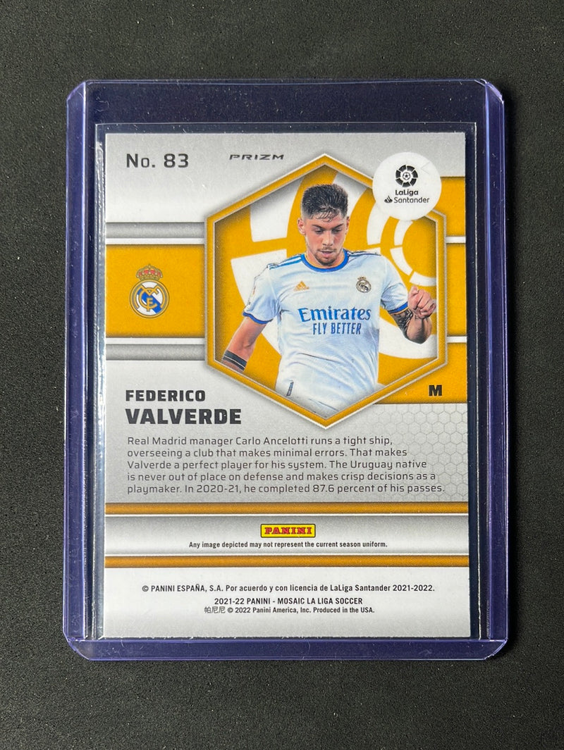 2021-22 Panini Mosaic La Liga Federico Valverde Holo