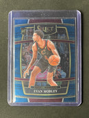 2021-22 Panini Select Evan Mobley Concourse Blue