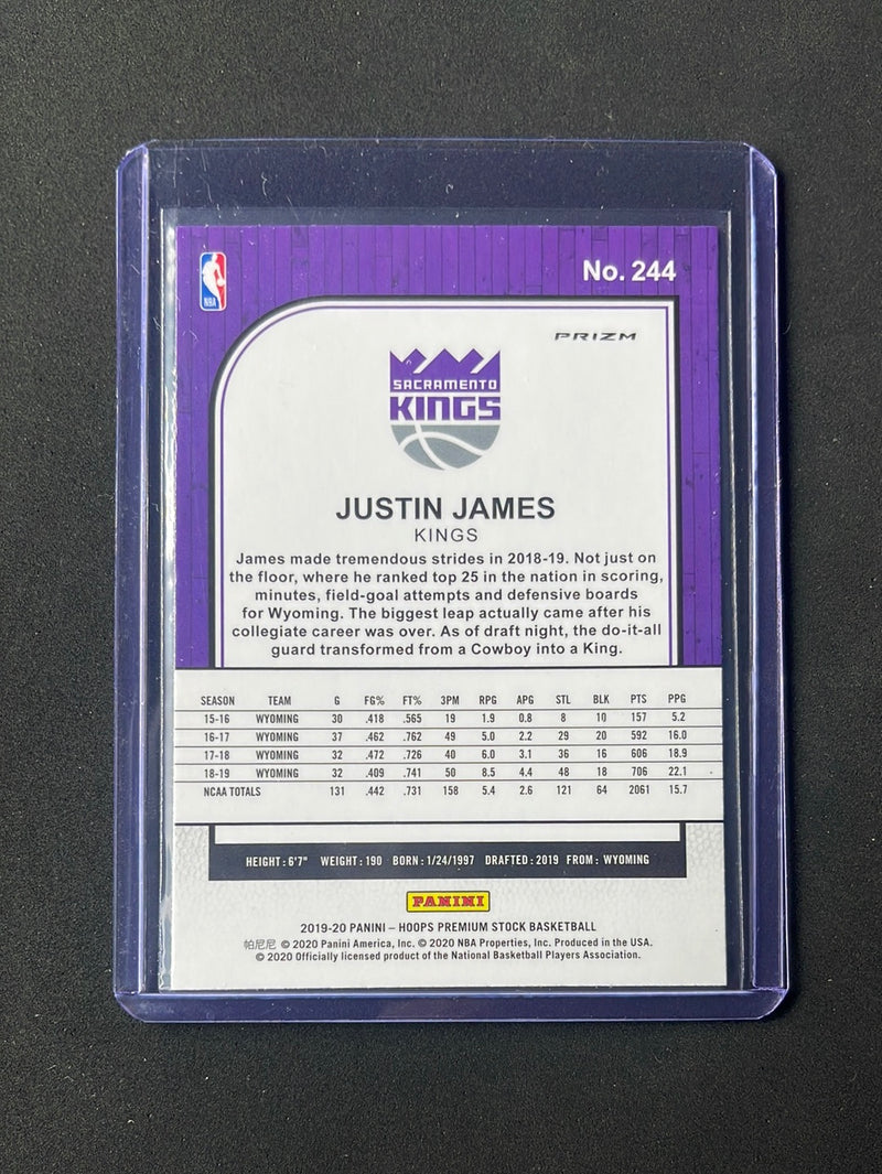 2019-20 Hoops Premium Justin James Flash