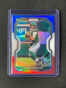 2020 Panini Prizm Football James Morgan Red/White/Blue Prizm