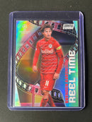 2021-22 Topps Stadium Club Chrome UEFA Champions League Brenden Aaronson Reel Time