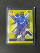 2021-22 Topps Finest Bundesliga Ihlas Bebou Yellow Refractor 301/350