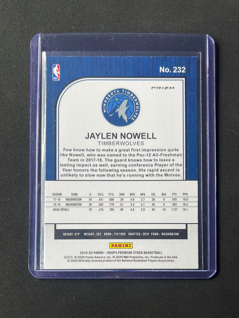 2019-20 Hoops Premium Jaylen Nowell Flash