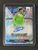 2021-22 Prizm Premier League Thibaut Courtois Flashback Autograph Choice FB-TC