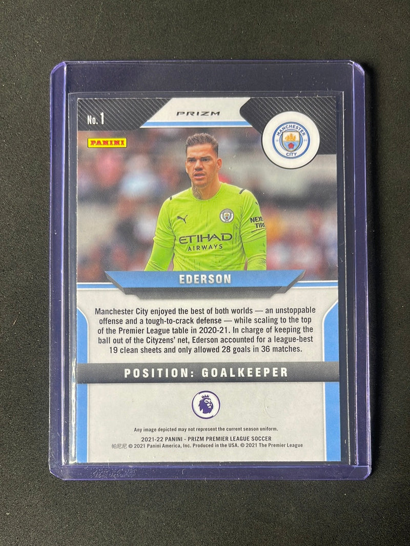 2021-22 Panini Prizm Premier League Ederson Multicolor