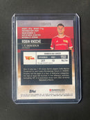 2021-22 Topps Bundesliga Stadium Club Chrome Robin Knoche Aqua/Green Electric 159/175