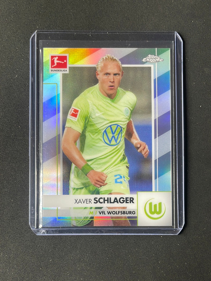 2020-21 Topps Chrome Bundesliga Xaver Schlager Refractor