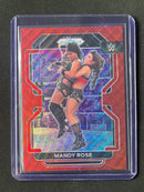 2022 Prizm WWE Mandy Rose Ruby Wave Prizm