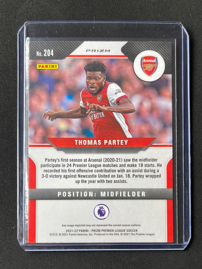 2021-22 Prizm Premier League Thomas Partey Silver