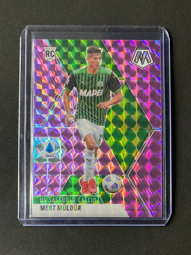 2020-21 Panini Mosaic Serie A Mert Muldur Purple 28/49