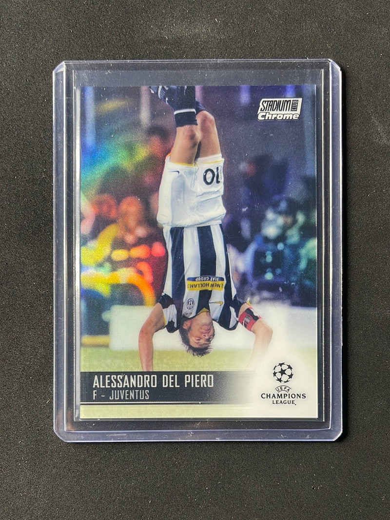 2020-21 Topps Stadium Club Chrome UEFA Champions League Alessandro Del Piero Refractor