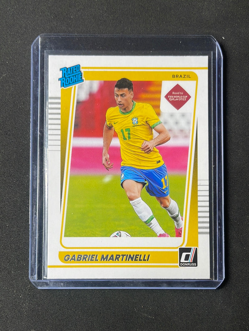 2021-22 Panini Donruss Road To Qatar Gabriel Martinelli