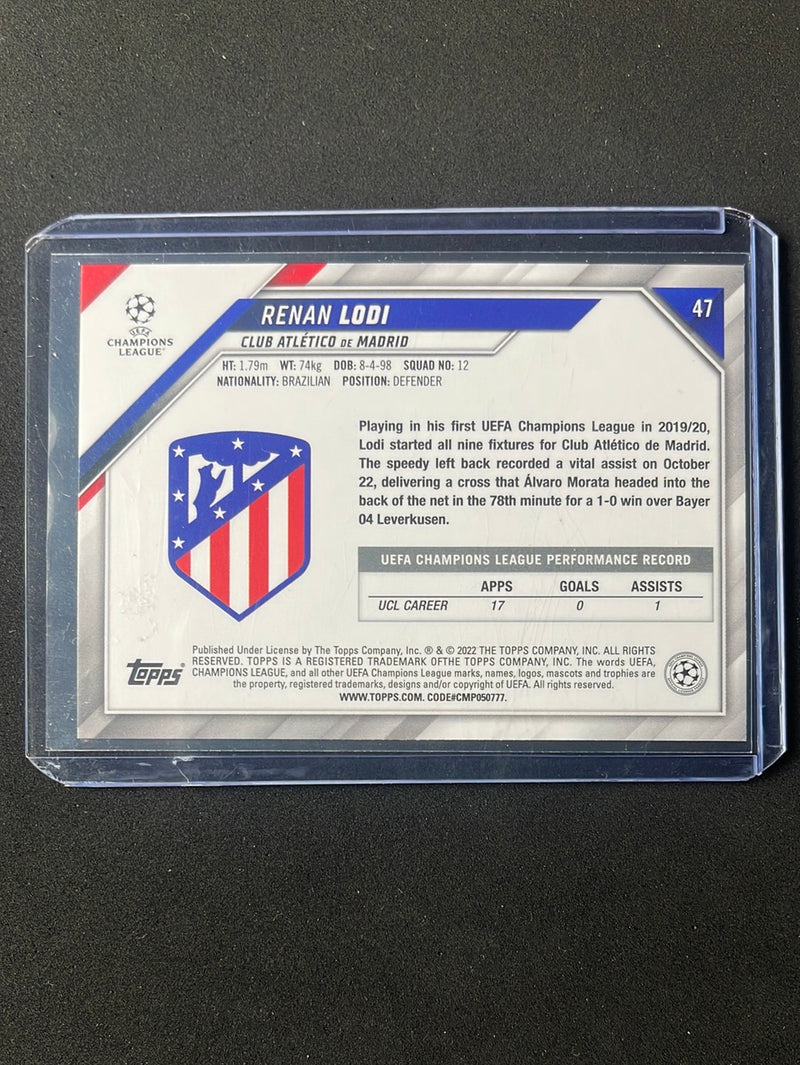 2021-22 Topps UEFA Champions League Renan Lodi Starball