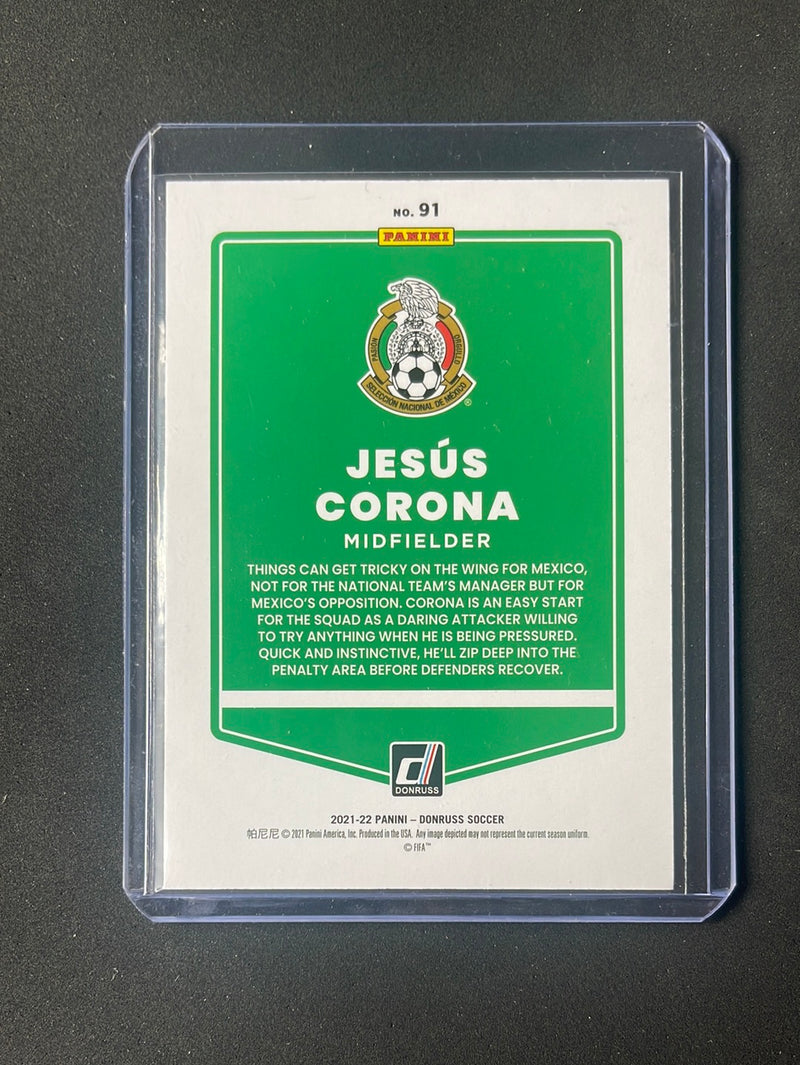 2021-22 Panini Donruss Road To Qatar Jesus Corona Press Proof Gold 308/349