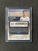2020-21 Topps Stadium Club Chrome UEFA Champions League Tyler Adams Aqua Refractor 13/199