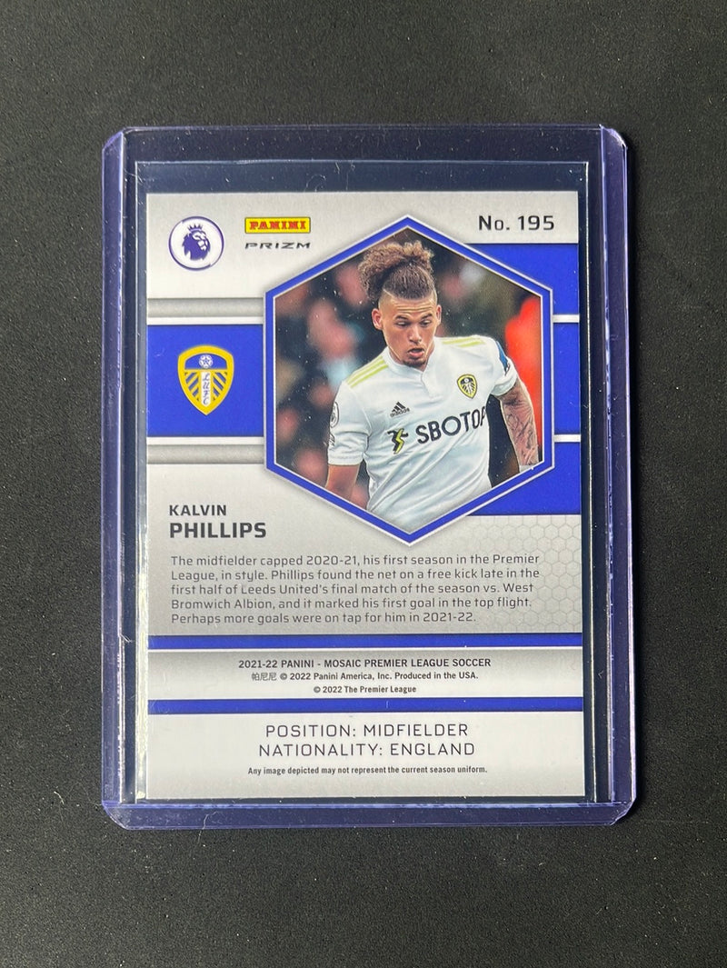 2021-22 Panini Mosaic EPL Kalvin Phillips Red Mosaic