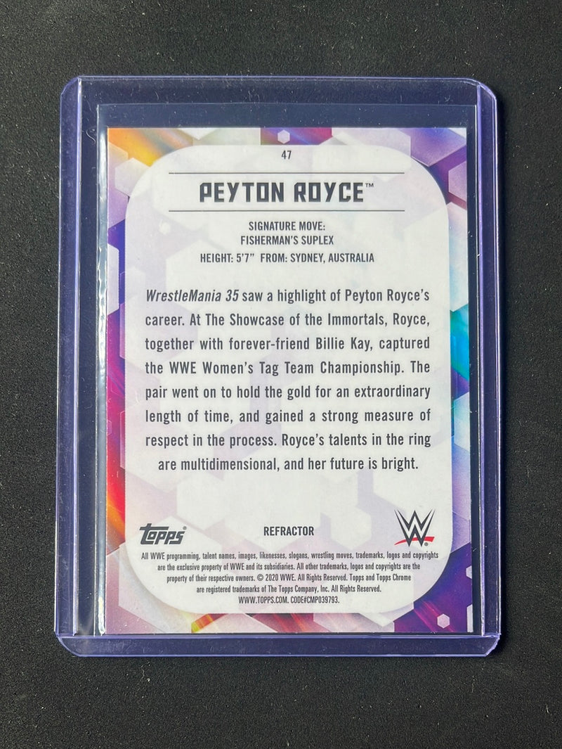 2020 Topps Chrome WWE Peyton Royce Refractor