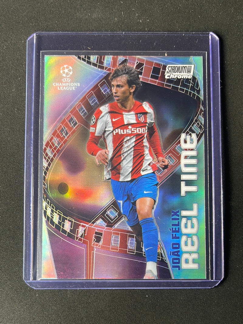 2021-22 Topps Stadium Club Chrome UEFA Champions League Joao Felix Reel Time