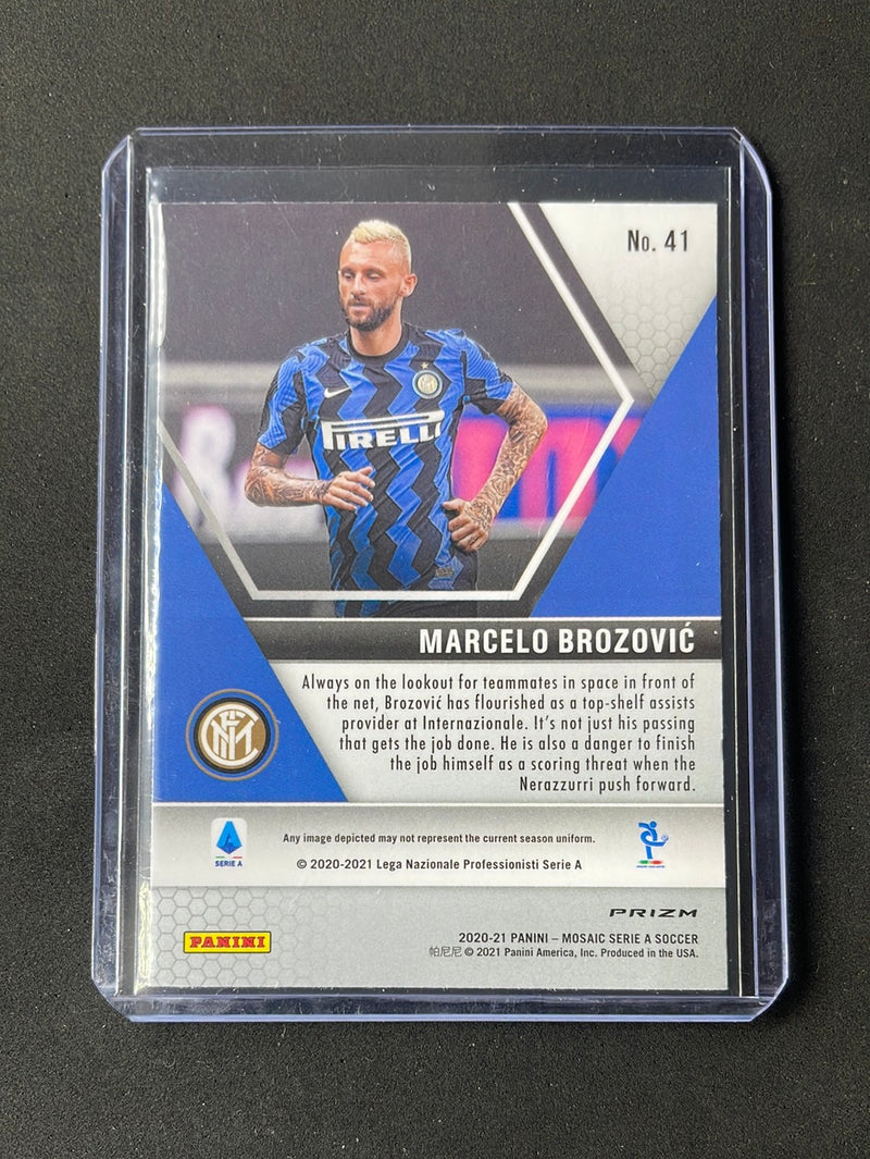 2020-21 Panini Mosaic Serie A Marcelo Brozovic Mosaic