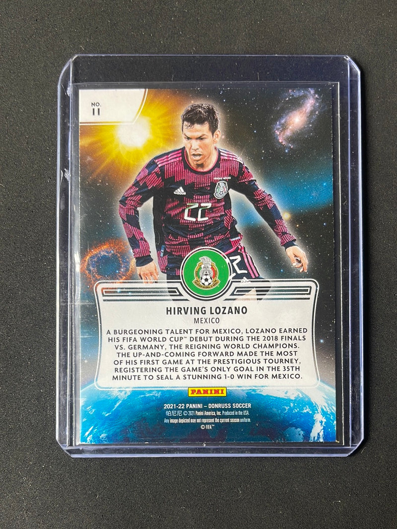 2021-22 Panini Donruss Road To Qatar Hirving Lozano Zero Gravity Press Proof