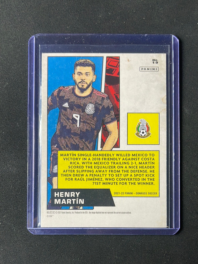 2021-22 Panini Donruss Road To Qatar Henry Martin Net Marvels