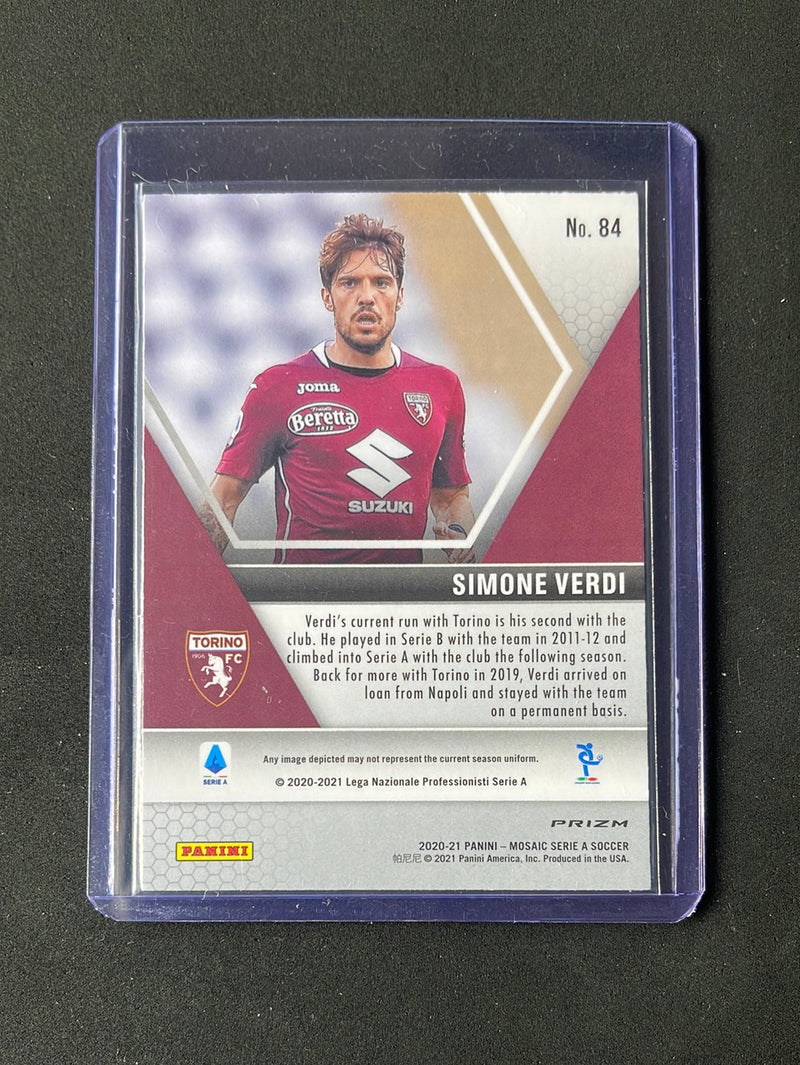 2020-21 Panini Mosaic Serie A Simone Verdi Red