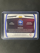 2022 Panini Prizm FIFA World Cup Qatar Paul Pogba/Raphael Varane Connections Silver Prizm