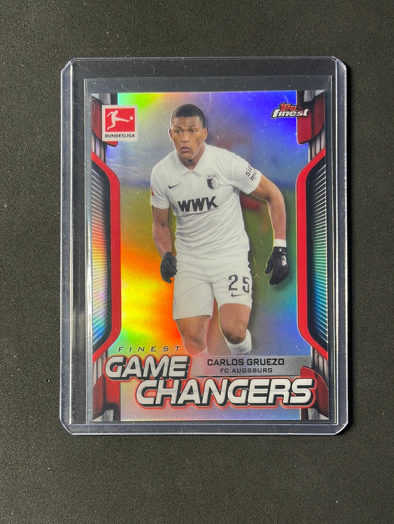 2020-21 Topps Finest Bundesliga Soccer Carlos Gruezo Game Changers