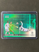 2020-21 Topps Stadium Club Chrome UEFA Champions League Weston McKennie Green Refractor 43/99