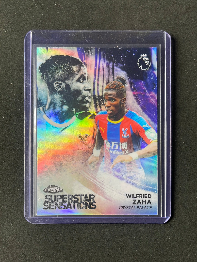 2018-19 Topps Chrome Premier League Wilfred Zaha Superstar Sensations