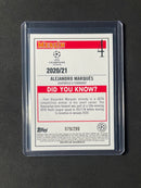 2020-21 Topps Merlin Chrome UEFA Champions League Alejandro Marques Purple Refractor 79/299