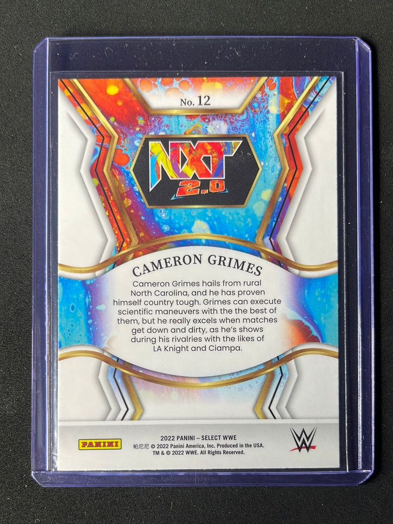 2022 Panini Select WWE Cameron Grimes NXT 2.0