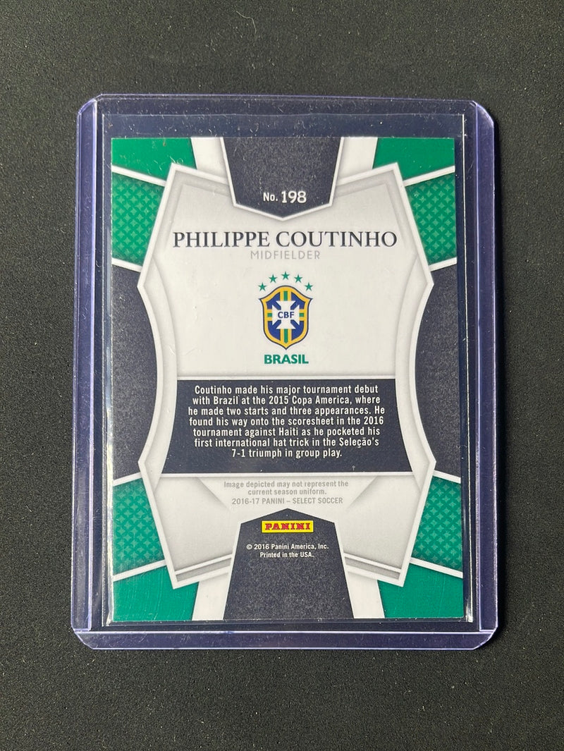 2016-17 Panini Select Philippe Coutinho Mezzanine Multi-Color