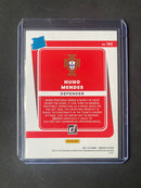 2021-22 Panini Donruss Road To Qatar Nuno Mendes Press Proof Gold 71/349