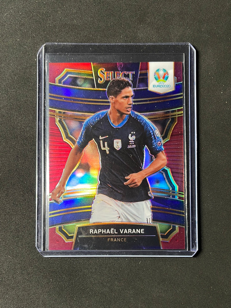 2020 Panini Select UEFA Euro Soccer Raphael Varane Maroon 111/165