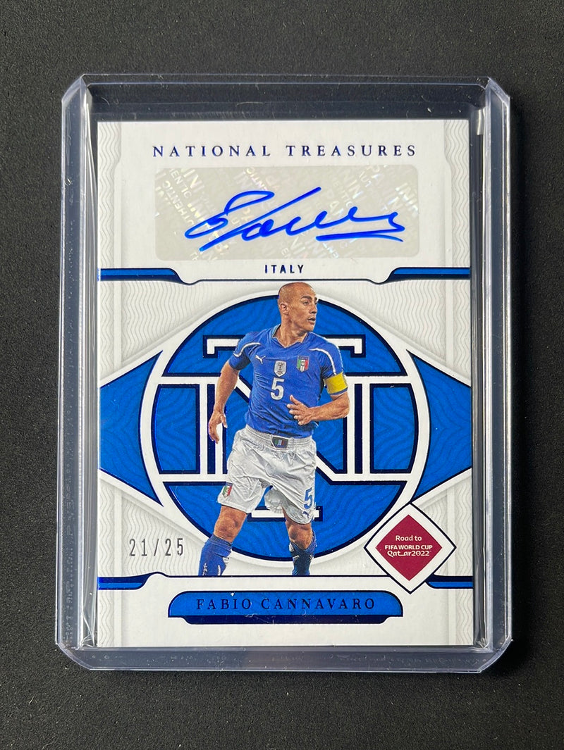 2022 National Treasures Road To World Cup Fabio Cannavaro Signatures 21/25