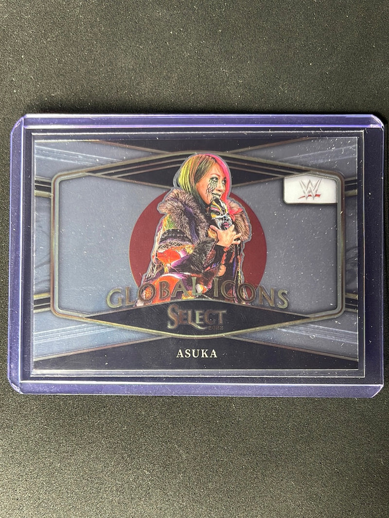 2022 Panini Select WWE Asuka Global Icons