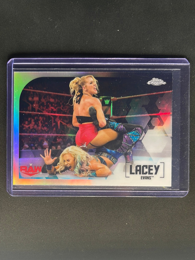 2020 Topps Chrome WWE Lacey Evans Image Variation Refractor