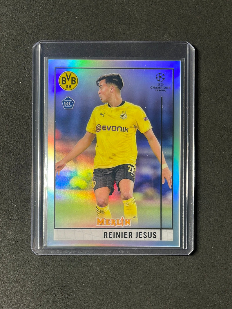 2020-21 Topps Merlin Chrome UEFA Champions League Reinier Jesus Refractor