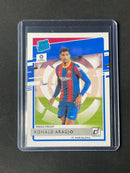 2020-21 Panini Chronicles Ronaldo Araujo Donruss Rated Rookies La Liga Press Proof