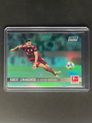 2021-22 Topps Bundesliga Stadium Club Chrome Robert Lewandowski Aqua 162/199