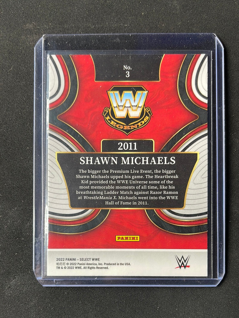 2022 Panini Select WWE Shawn Michaels Hall Of Fame Selections