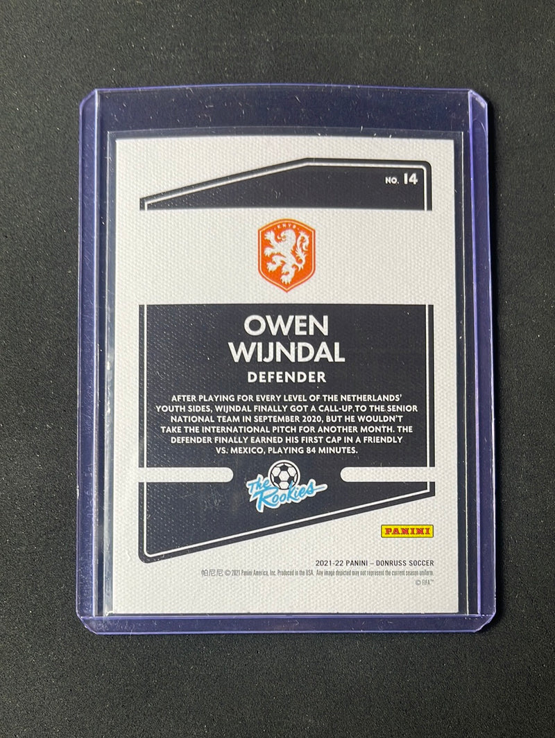 2021-22 Panini Donruss Road To Qatar Owen Wijndal The Rookies