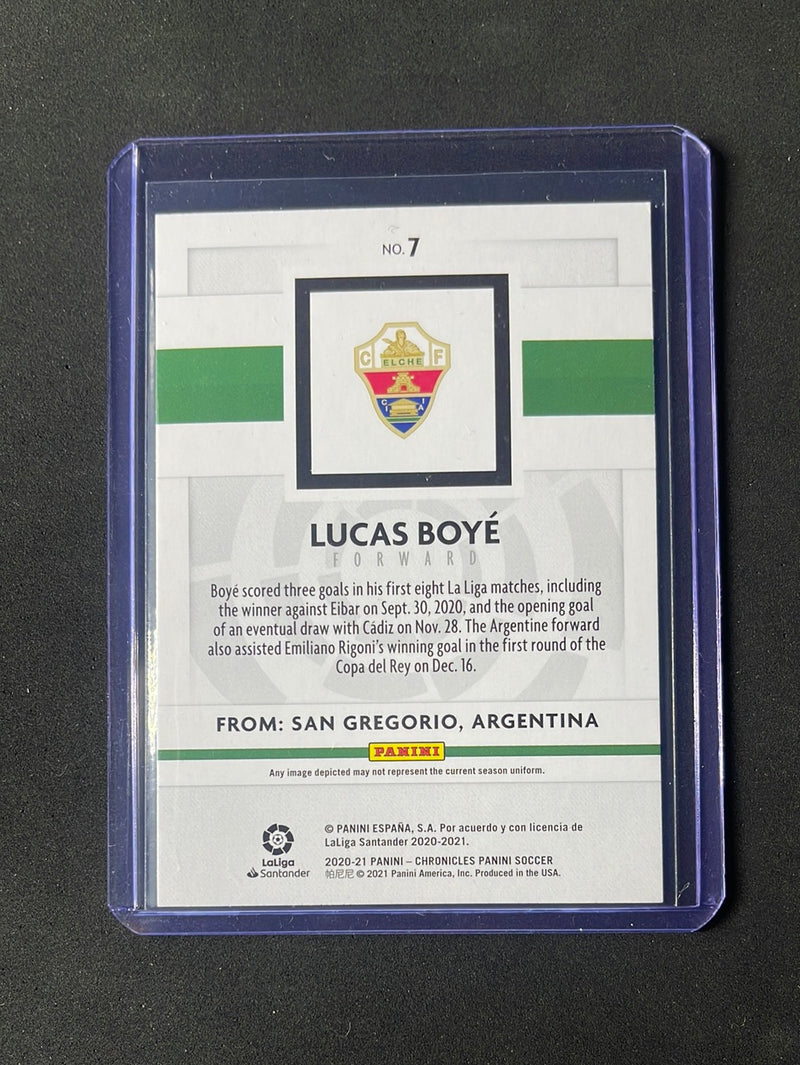 2020-21 Panini Chronicles Lucas Boye Panini La Liga Silver Circles