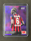 2021-22 Topps Bundesliga Stadium Club Chrome Odilon Kossounou Purple Refractor 279/299
