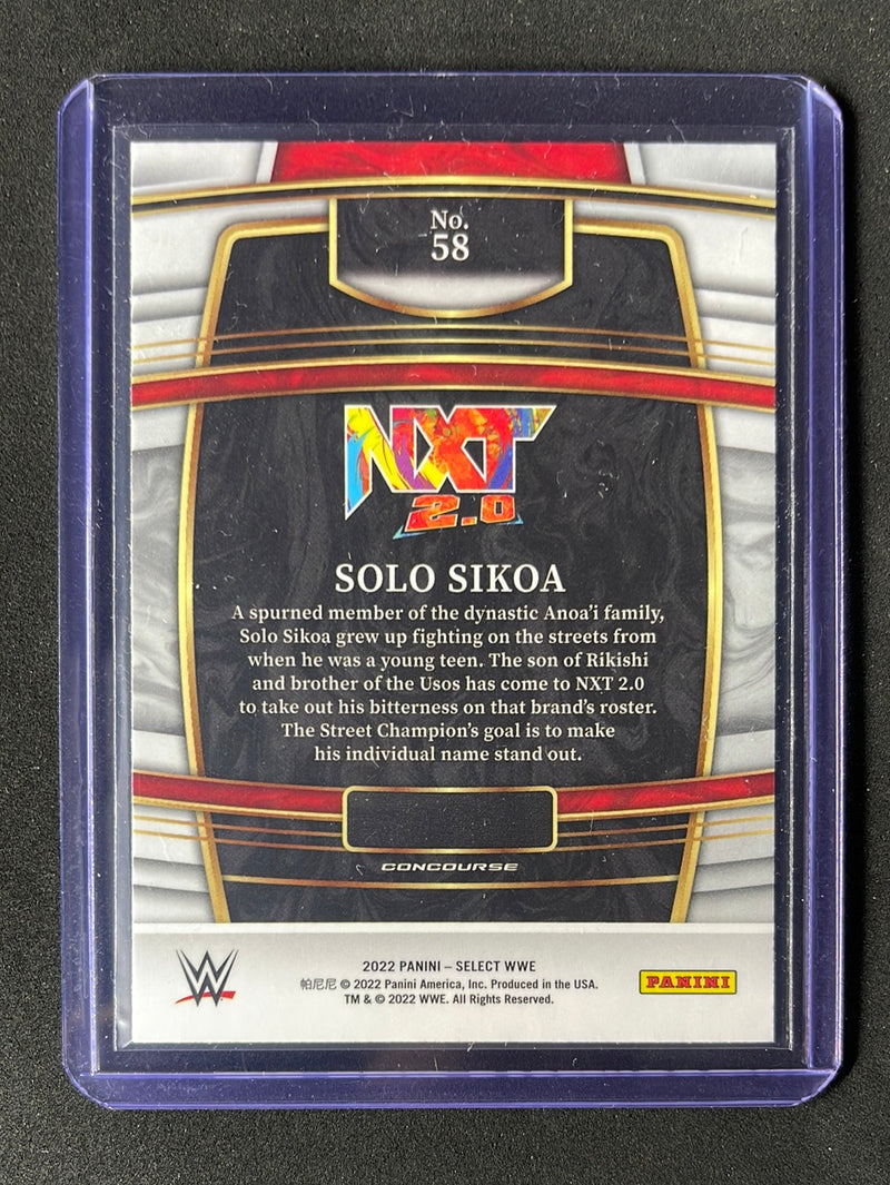 2022 Panini Select WWE Solo Sikoa Concourse