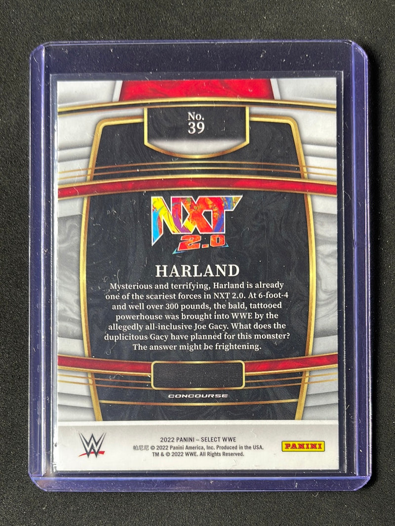 2022 Panini Select WWE Harland Concourse