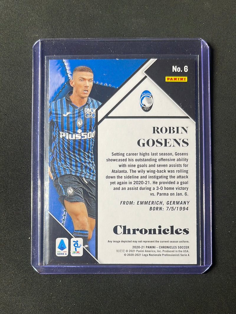 2020-21 Panini Chronicles Robin Gosens Chronicles Serie A Silver Circles